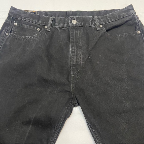 LEVI’S 505 Black Mens Bootcut Jeans EUC Size 40 x 29 - Picture 3 of 11